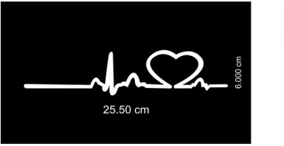 RUDRANSH Sticker & Decal for Car & Bike(White)