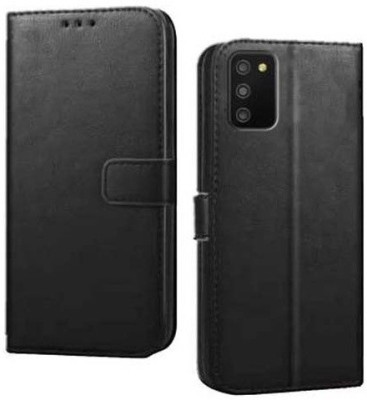 Loopee Flip Cover for Samsung Galaxy A03s(Black, Grip Case, Pack of: 1)