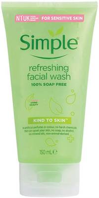 Simple Kind To Skin Refreshing Facial Wash  (150 ml)