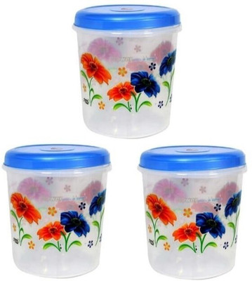 Homix Plastic Tea Coffee & Sugar Container  - 10 L(Pack of 3, Green)