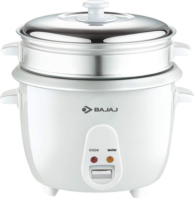 BAJAJ Majesty New RCX7 Electric Rice Cooker with Steaming Feature