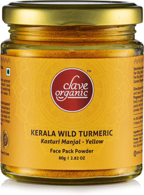 Clave Organic India -Wild Turmeric / Kasturi Manjal - Yellow(80 g)