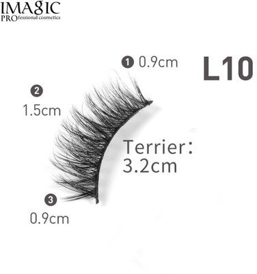 IMagic Handmade 3D Eyelashes(Pack of 10)