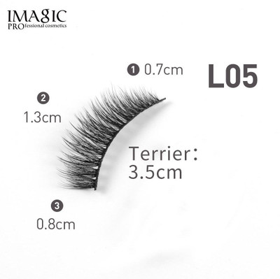 IMagic Handmade 3D Eyelashes(Pack of 10)