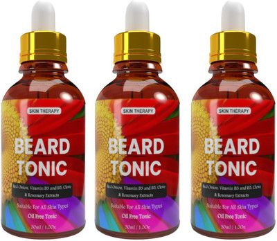 Manarya Sun's Heart Onion Enriched Beard Tonic With Rosemary & Clove Extracts Hair Oil(90 ml)