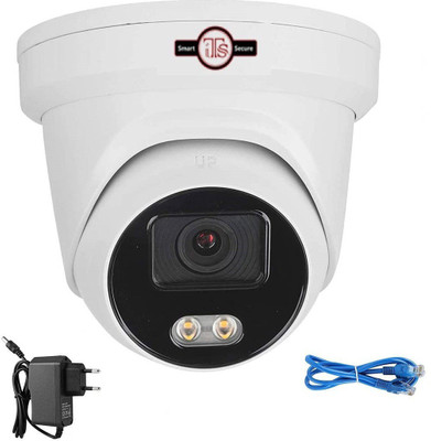 iTS 4MP Color P2P PoE IP Network HD Dome Camera with Mic Audio Support Security Camera(1 Channel)