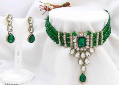 Ayansh Creation Alloy Gold-plated Multicolor Jewellery Set(Pack of 1)