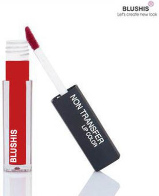 BLUSHIS Beauty Women High Defination Smudge proof Waterproof Long lasting Liquid matte Lipstick Non Transfer Common Colour For Daily Use Mini matte lipstick red colour(red, 3.5 ml)