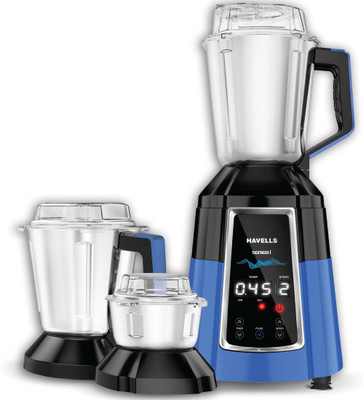 HAVELLS SONIDO-I MIXER GRINDER 1200 Mixer Grinder (3 Jars, Blue)