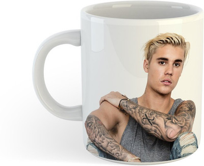 ADN21 All Day New Printed Justin Biebar Ceramic Coffee 15 Ceramic Coffee Mug(330 ml)