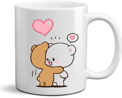 Ser Ak Bubu Dudu Designer Printed Coffee 54 Ceramic Coffee Mug(325 ml)