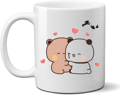Ser Ak Bubu Dudu Designer Printed Coffee 61 Ceramic Coffee Mug(325 ml)