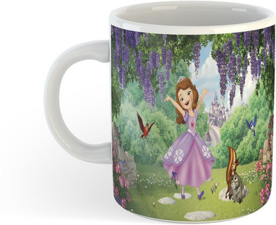 ADN21 All Day New Printed Sofia The First Ceramic Coffee 3 Ceramic Coffee Mug(330 ml)