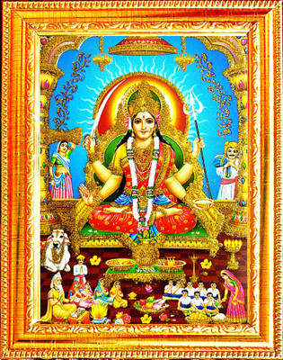 SUNINOW SANTOSHI MATA Religious Frame