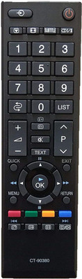 Electvision Remote Control for LED LCD TV Compatible wih Toshiba led lcd tv Remote Controller(Black)