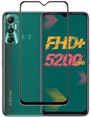SMARTCASE Edge To Edge Tempered Glass for Infinix Hot 11(Pack of 1)