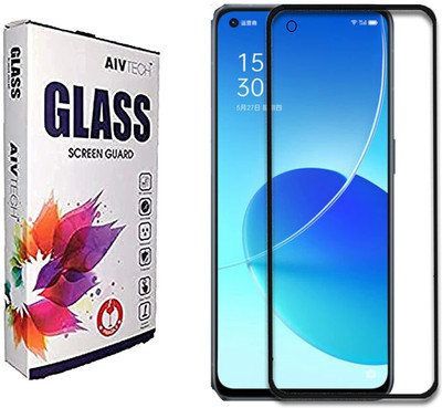 AIV TECH Tempered Glass Guard for Tempered Glass Screen Protector Compatible For Vivo V21 E With Edge to Edge Coverage and Easy Installation Kit(Pack of 1)