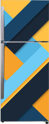 K2A Studio 60 cm abstract multicolor 3d stylish design wallpaper sticker Self Adhesive Sticker(Pack of 1)
