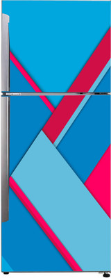 K2A Studio 60 cm abstract multicolor 3d stylish design sticker Self Adhesive Sticker(Pack of 1)