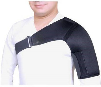 FIDO Shoulder Brace for Men & Women Torn Rotator Support Neoprene Shoulder Compression Shoulder Support(Black)