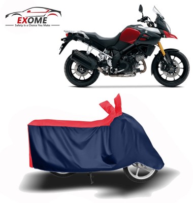 EXOME Two Wheeler Cover for Suzuki(V Strom 1000, Red, Blue)