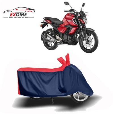 EXOME Two Wheeler Cover for Yamaha(FZ-S FI, Red, Blue)