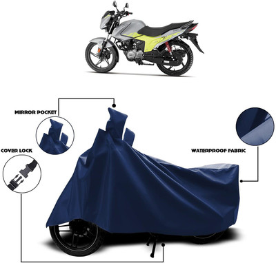 KEDIT Two Wheeler Cover for Hero(Blue)