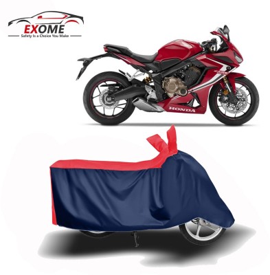 EXOME Two Wheeler Cover for Honda(CBR 650F, Red, Blue)