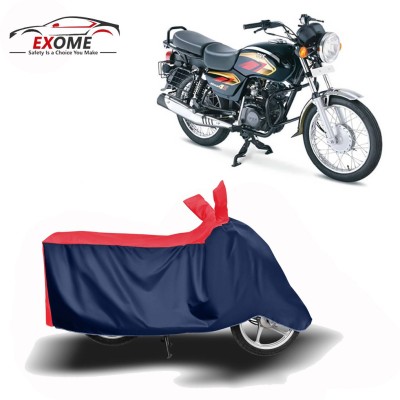 EXOME Two Wheeler Cover for TVS(Max 4R, Red, Blue)