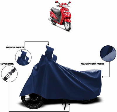KEDIT Two Wheeler Cover for Hero(Blue)