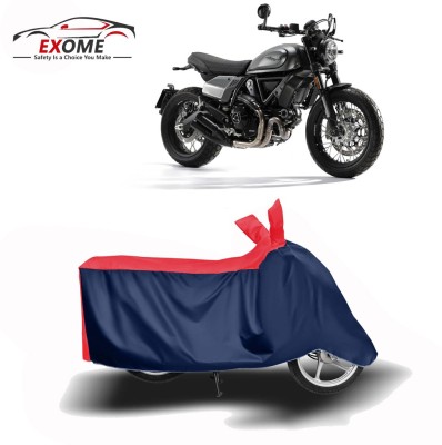 EXOME Two Wheeler Cover for Ducati(Scrambler, Red, Blue)