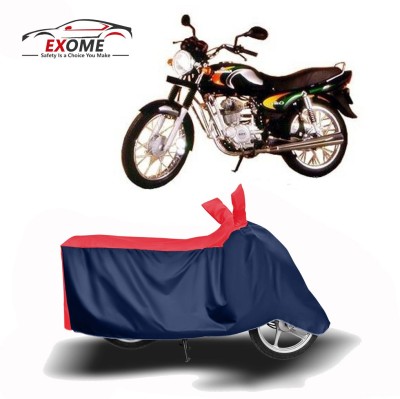 EXOME Two Wheeler Cover for Bajaj(Caliber, Red, Blue)