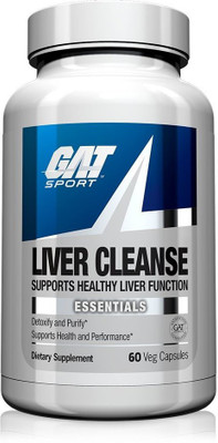 GAT SPORT LIVER CLEANSE SUPPORTS HEALTHY LIVER FUNCTION WITH SCAN CODE | VEGETABLE CAPSULES(60 Capsules)