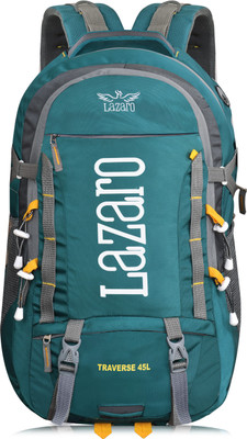 Lazaro Heavy Duty Travel Laptop Backpack with Rain Cover 45 L Laptop Backpack(Green)