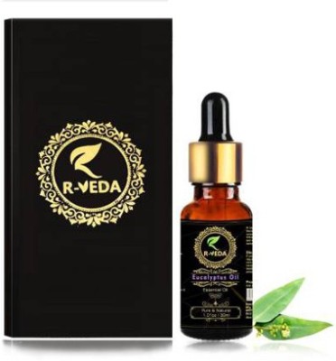 R-VEDA Eucalyptus Essential Oil Pure & Natural Therapeutic Grade Each ML (Pure Aroma fragrance, Diffuser, Cosmetics, Skin Care & Hair care & Home remedies)_Pack of 1(10 ml)