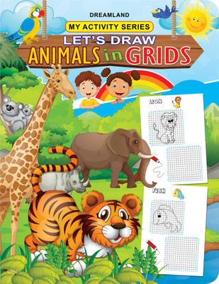 My Activity- Let's Draw Animals in Grids(English, Paperback, unknown)