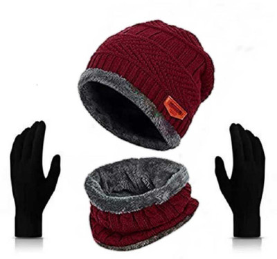 FIRSTLY Woven Beanie Cap