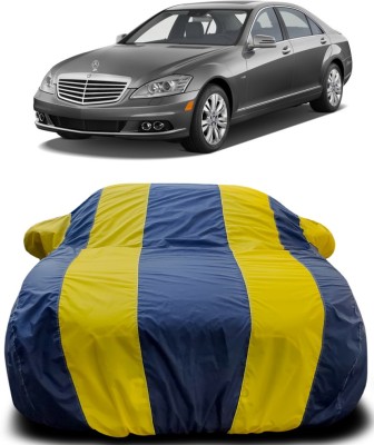 Genipap Car Cover For Mercedes Benz S300 (With Mirror Pockets)(Yellow, Blue)