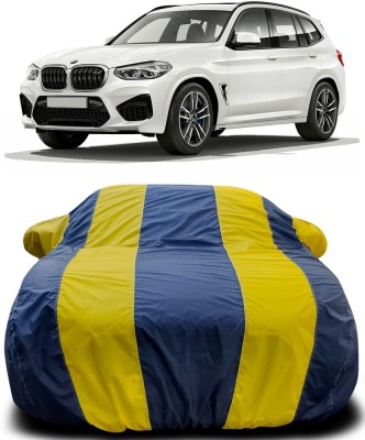 Genipap Car Cover For BMW X3 (With Mirror Pockets)(Yellow, Blue)