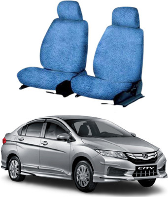 Chiefride Cotton Car Seat Cover For Honda City(Front Detachable Headrest, Without Back Seat Arm Rest, 5 Seater)