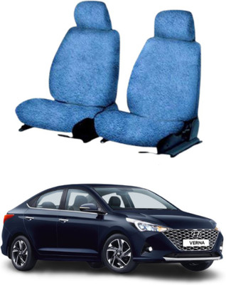 Chiefride Cotton Car Seat Cover For Hyundai Verna Fluidic(Front Detachable Headrest, Without Back Seat Arm Rest, 5 Seater)
