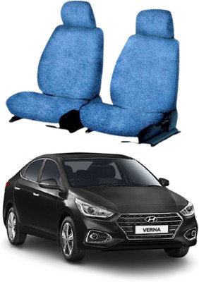 Chiefride Cotton Car Seat Cover For Hyundai Verna(Front Detachable Headrest, Without Back Seat Arm Rest, 5 Seater)