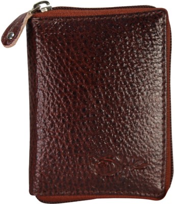 Style 98 15 Card Holder(Set of 1, Brown)