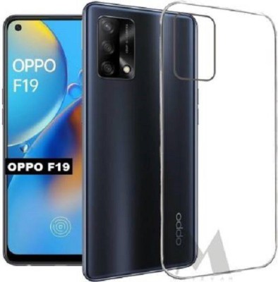 DSCASE Back Cover for Oppo F19S, Oppo F19(Transparent, Shock Proof, Silicon, Pack of: 1)