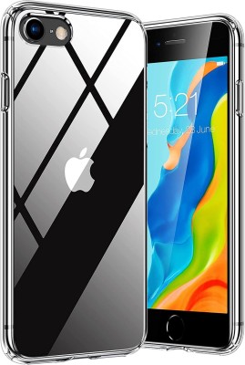 CASEKOO Back Cover for iPhone SE 2020, Apple iPhone 7, Apple iPhone 8(Transparent, Black, Grip Case, Silicon, Pack of: 1)
