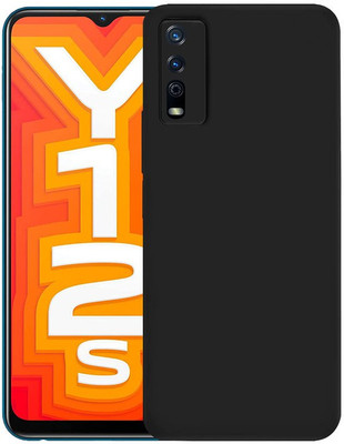 Elica Bumper Case for vivo Y12s 2021(Black, Shock Proof, Silicon, Pack of: 1)
