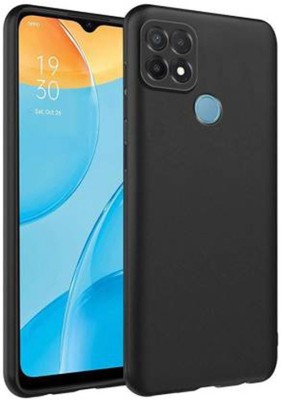 Mozo Back Cover for Oppo A15s(Black, Grip Case, Pack of: 1)