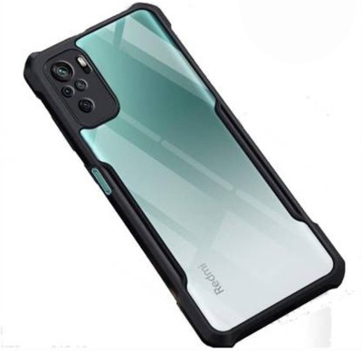 MG Star Back Cover for Xiaomi Redmi Note 10(Black, Grip Case, Silicon, Pack of: 1)
