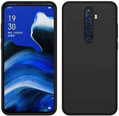 Axzu Back Cover for Oppo Reno 2Z, Oppo Reno 2F(Black, Camera Bump Protector, Pack of: 1)