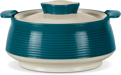 MILTON Venice 2500 Insulated Inner Stainless Steel Casserole, 2.2 Litres, Marble Green Serve Casserole(2200 ml)